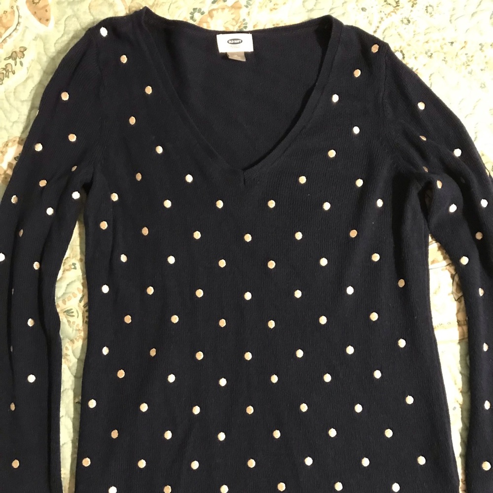 Old Navy Polka dot sweater